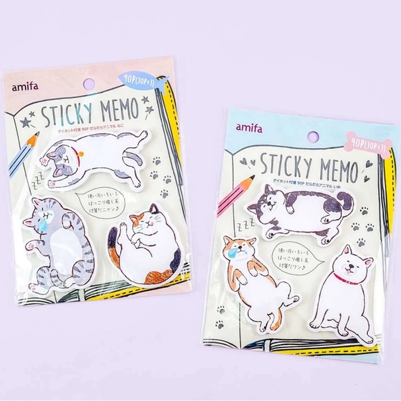 π·οΈ kawaii sleepy dog sticky note set - Picture 12 of 12